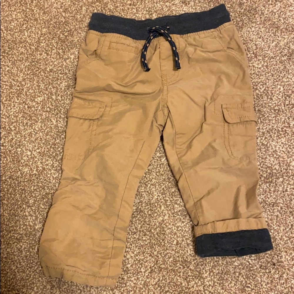 Khaki lined pants